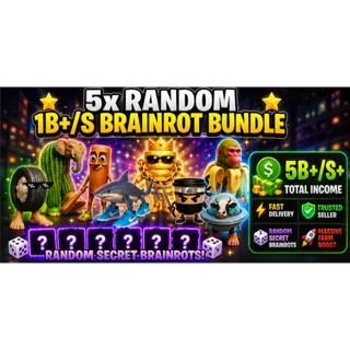 ⭐ 5x Random 1B+/s Brainrot Bundle ⭐ 