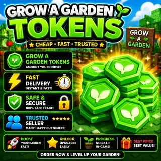 🌱 GROW A GARDEN TOKENS 🌱⚡ Fast Delivery