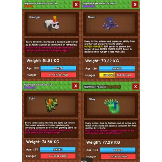 HUGE/TITAN ( rainbow dilo 1min CD / FFF 1min CD /MIMIC hh 15s /PEACOCK 15s ) BUNDLE ✅CHEAP AND FAST DELIVERY✅