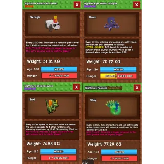 HUGE/TITAN ( FFF/MIMIC/DILO/PEACOCK ) BUNDLE ✅CHEAP AND FAST DELIVERY✅