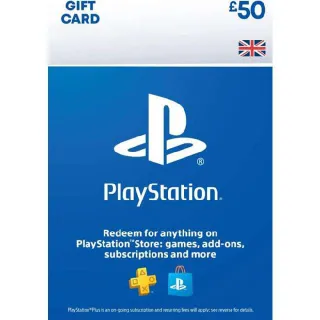 £50.00 GBP PlayStation Store 🇬🇧