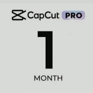 Capcut pro 1 months