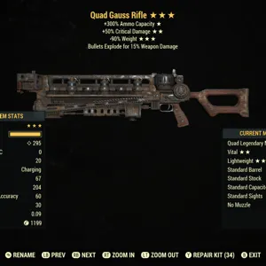 Q50c90 Gauss rifle