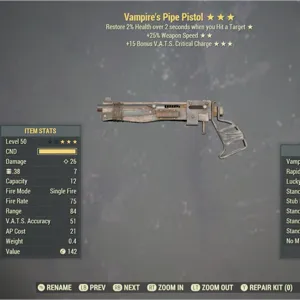 V/25ffr/15vc Pipe pistol