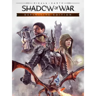 Middle-earth: Shadow of War - Definitive Edition - INSTANT DELIVERY