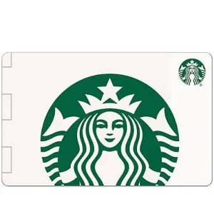Starbucks gift card ($9.95) 
