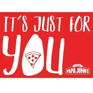 Papa John’s gift card (15 USD)