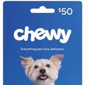 Chewy gift card ($50 usd)