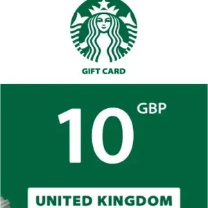 £10 dollar Starbucks gift card