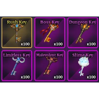 100 ALL KEYS SET|SAILOR PIECE