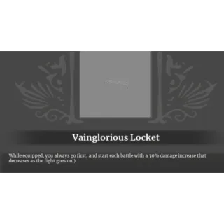 VAINGLORIOUS LOCKET|ARCANE LINEAGE