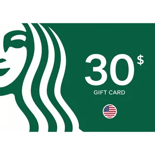 $30.00 USD Starbucks 