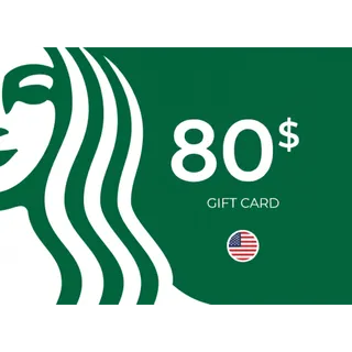 $80.00 USD Starbucks (See Description)
