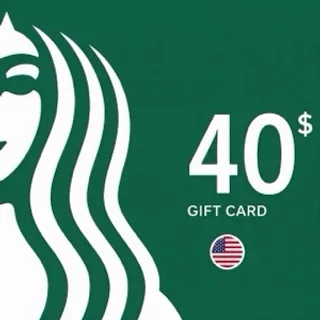 $40.00 USD Starbucks