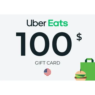 $100.00 USD Uber Eats 25*4