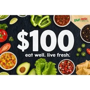 $100.00 USD Baja Fresh