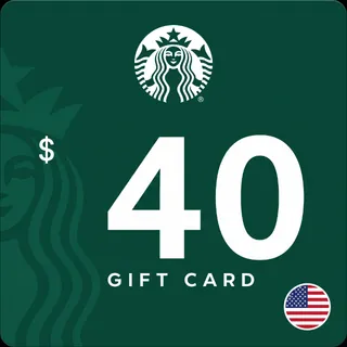 $40.00 USD Starbucks Auto delivery