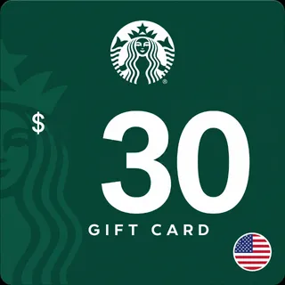 $30.00 USD Starbucks Auto delivery