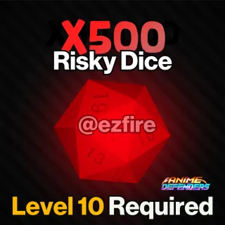 ANIME DEFENDERS - RISKY DICE X500