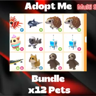 Adopt Me Bundle x12 Pets