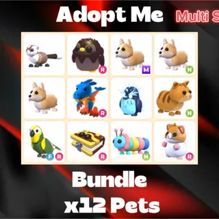 Adopt Me Bundle x12 Pets