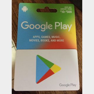 Cheapest Google Play Gift Card 10 USD