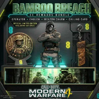 Call of Duty MW4 Bamboo Breach EE Bundle Skin Digital Code Region Free