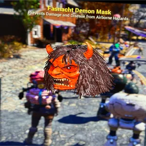 Fasnacht demon mask