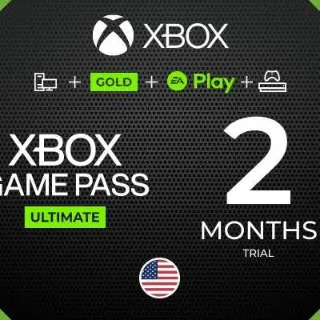 xbox game pass ultimate 2 months trial - xbox live key - united states