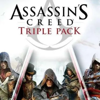 Assassin's Creed Triple Pack: Black Flag, Unity, Syndicate (Xbox One / Xbox Series X|S) Xbox Live Key - ARGENTINA