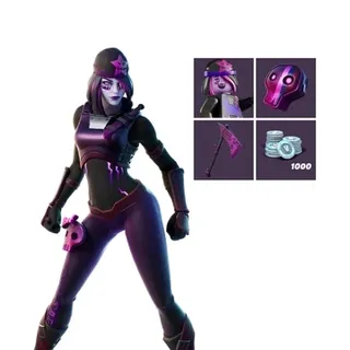 XBOX FORTNITE DARK SKULLY + 1000 VBUCKS BUNDLE 