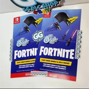 NSWITCH FORTNITE FLEET FORCE + 500 VBUCKS BUNDLE