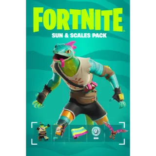 Fortnite - Sun & Scales Pack + 600 V-Bucks