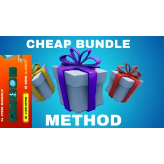 Fortnite - Cheap Bundle Method