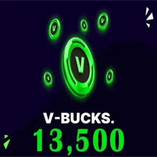 Fortnite - 13,500 V-Bucks (GIFT)