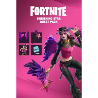 Fortnite - Shrieking Star Quest Pack + 1,000 V-Bucks Challenge XBOX LIVE Key SOUTH AFRICA