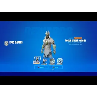 Fortnite - Rogue Spider Knight + 2000 V-Bucks 