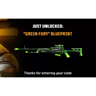 Call of Duty Black Ops 6: Green Fury Blueprint