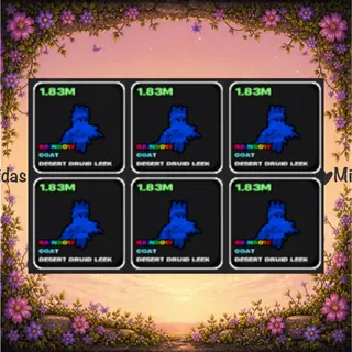 🍒6 rainbow Druid leeks🍒