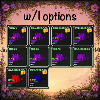 Pick 1 w/l