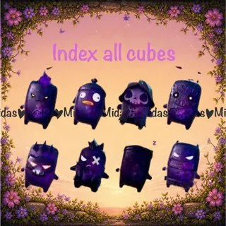 Index all cube sprites