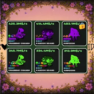 💜🌈 new goat set🌈💜