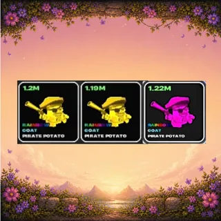 🌈NEW RAINBOW PIRATE POTATOES🌈