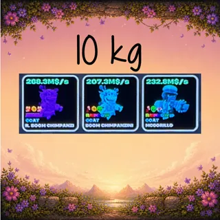 🌈💜10kg chimp trio💜🌈