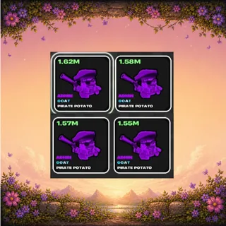💜NEW ADMIN PIRATE POTATOES💜