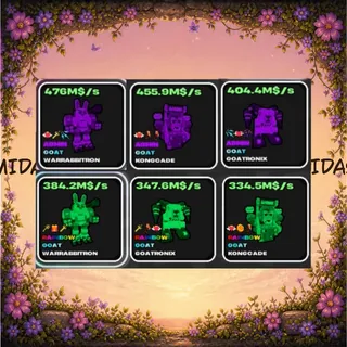 🌈💜NEW rainbow/admin goat pack💜🌈