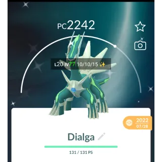Pokemon go, Shiny Dialga 