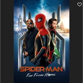 Spider-Man: Far From Home HD Movies Anywhere