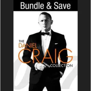 Daniel Craig 3 pack HD VUDU Casino Royale Skyfall Quantum of Solace