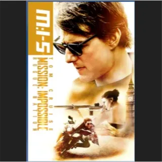 Mission Impossible Rogue Nation HD Apple or VUDU